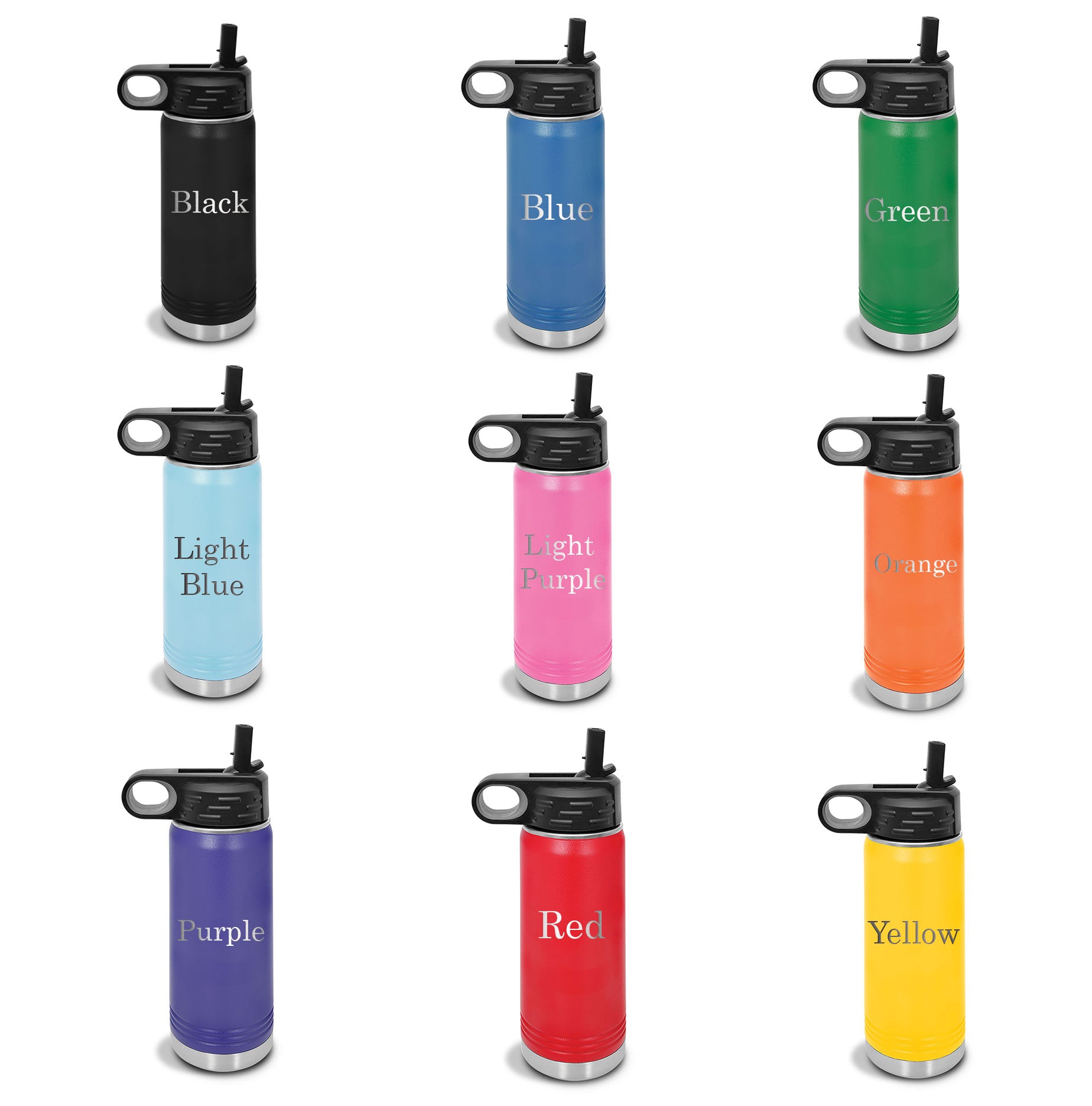 20 oz. Kid's Metal Water Bottle | Dump Truck