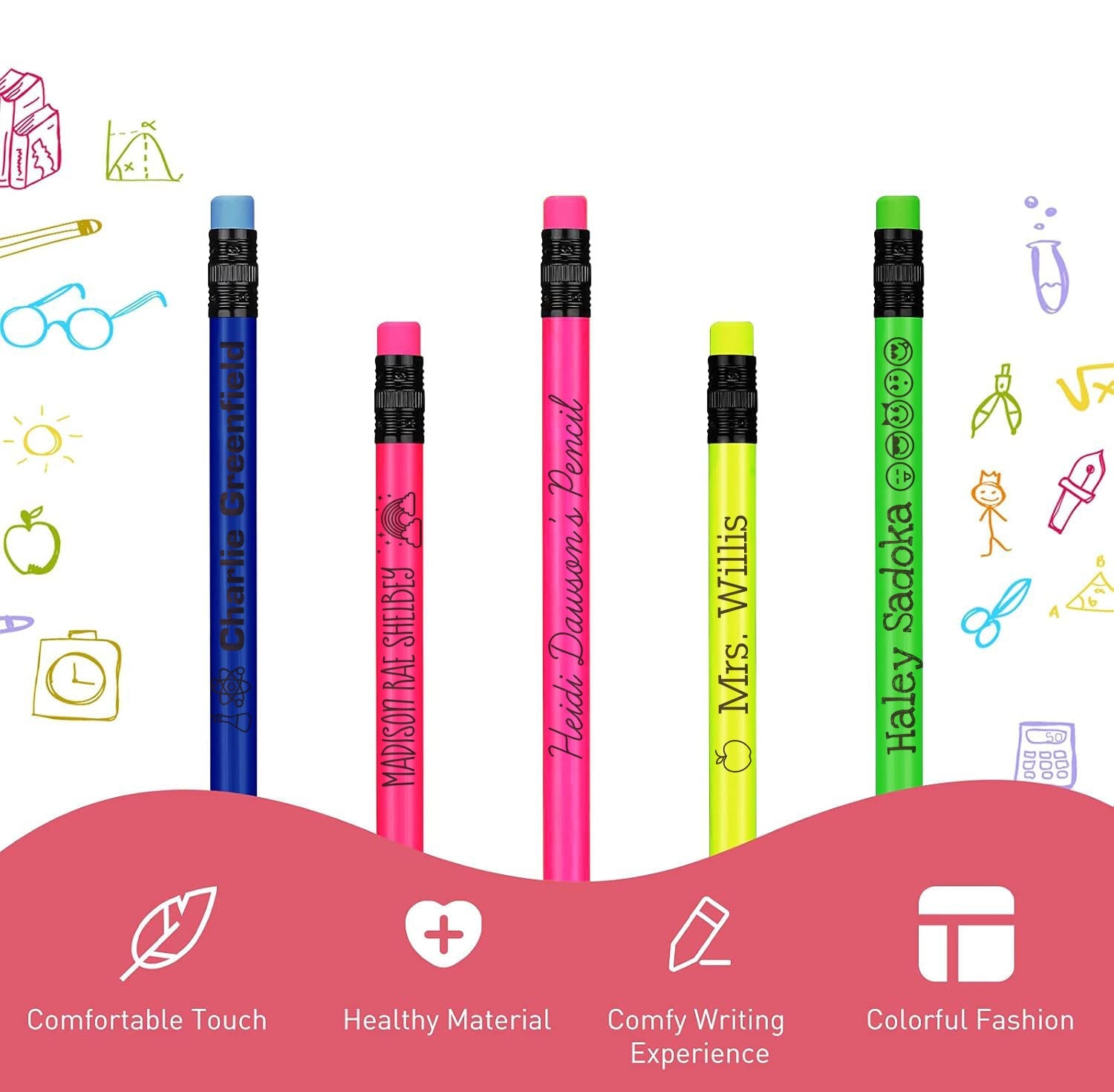 Neon Pencils Set of 10 | Property of
