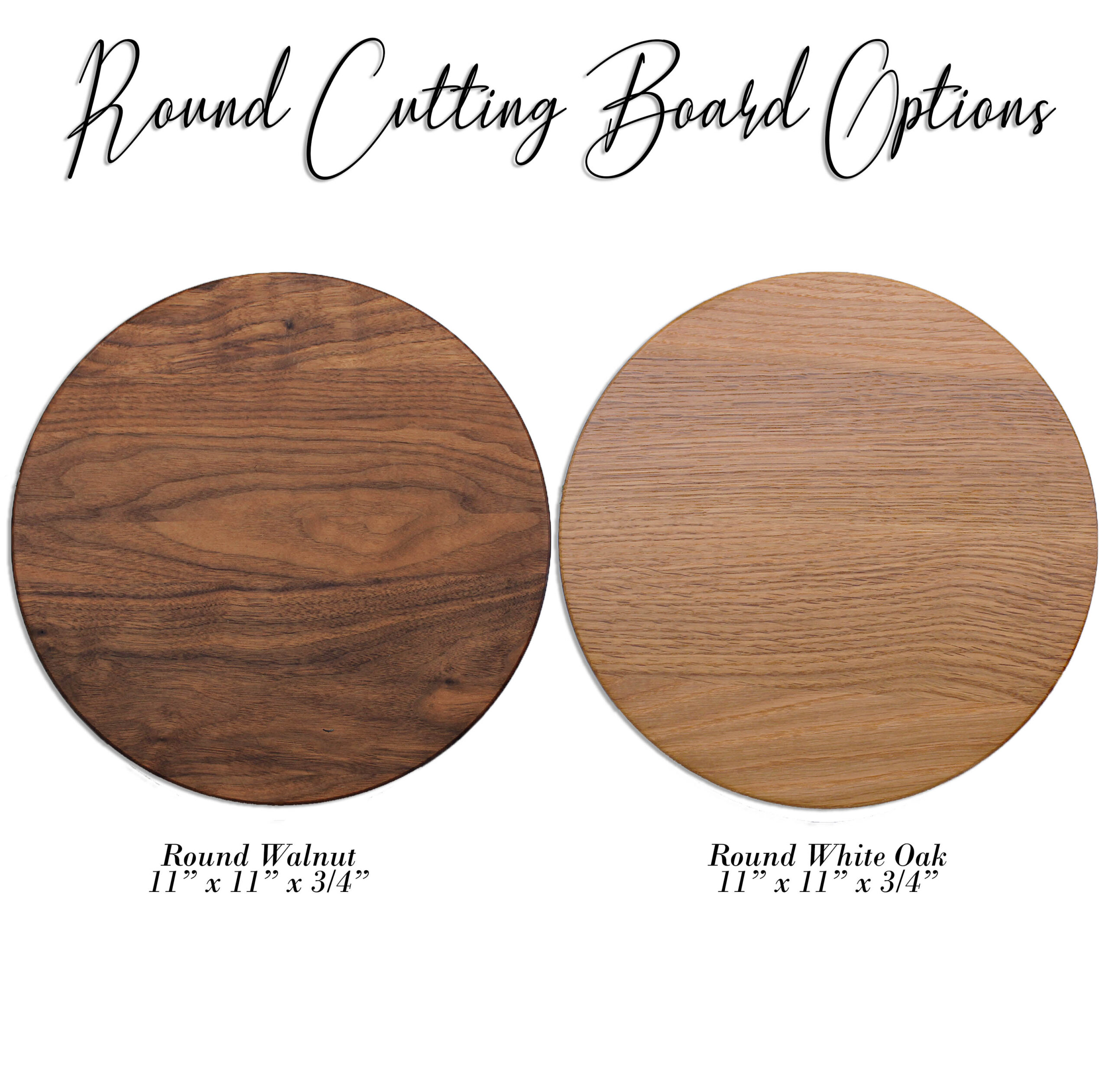 White Oak Rounded Corner Cutting Board