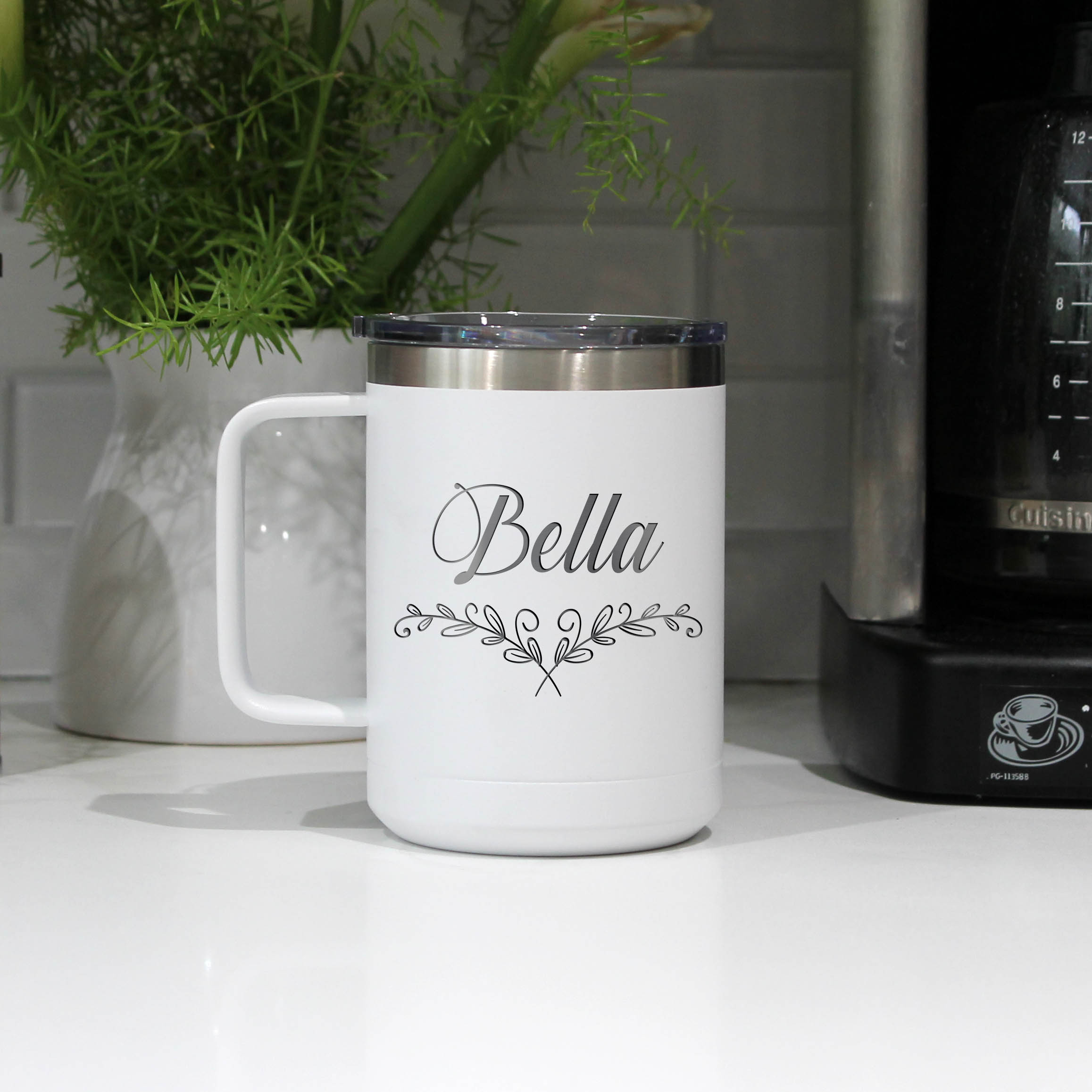 BELLA | Personalized Metal Coffee Mug