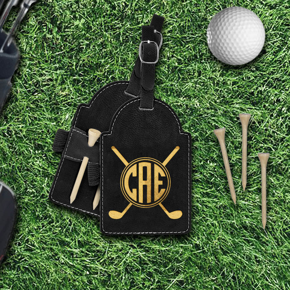 Personalised Golf Set With Golf Balls and Tees, Personalised Golf Balls,  Personalised Golf Set, Golf Tee Storage, Gifts for Men Father's Day 